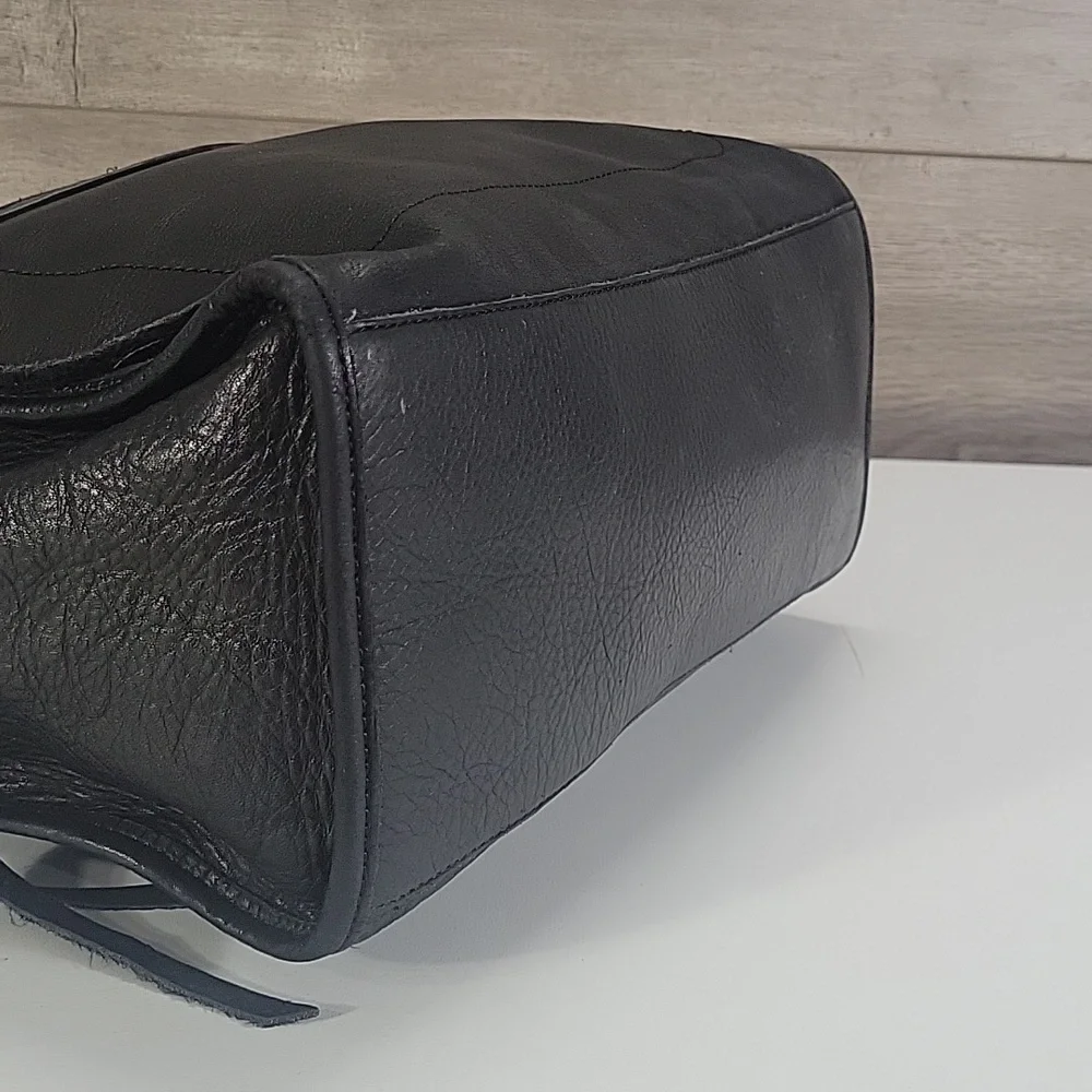Anthropologie Botkier Black Leather Tote Shoulder Bag - Women